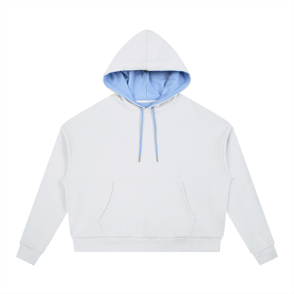 Contrast Drawstring Hoodie