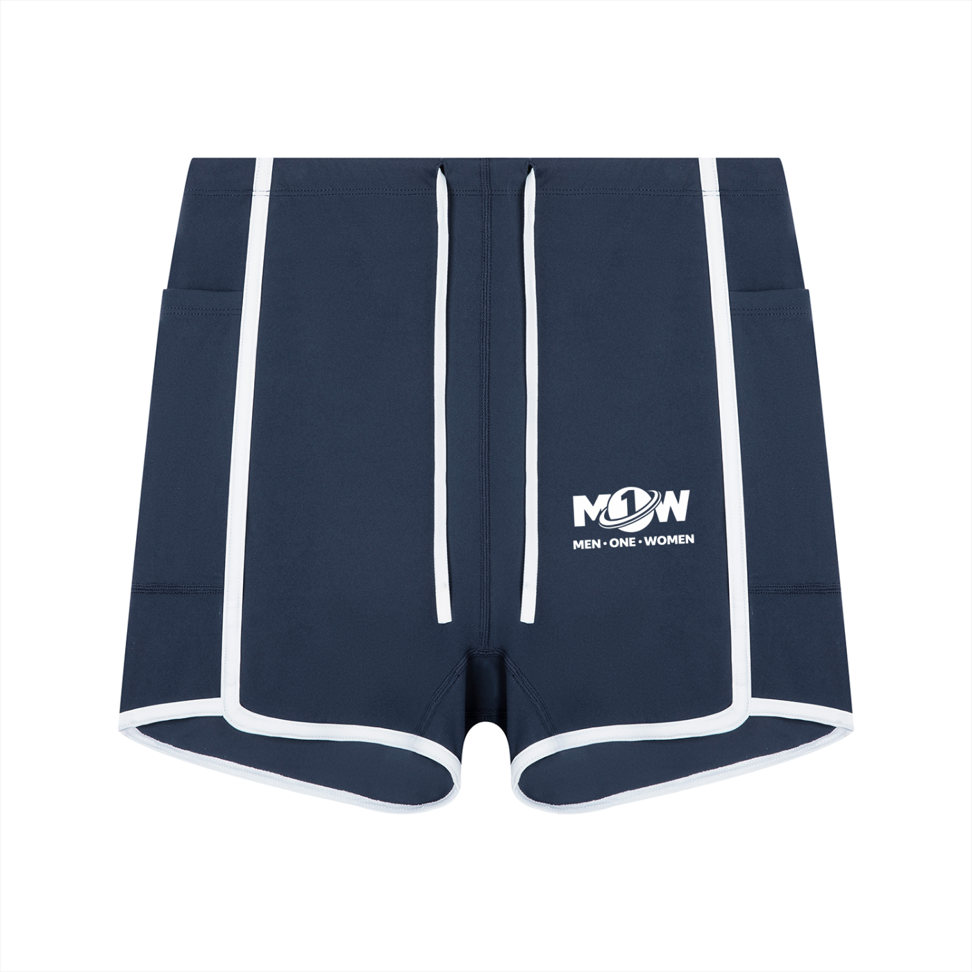 Women's High Rise Color Block Yoga Shorts