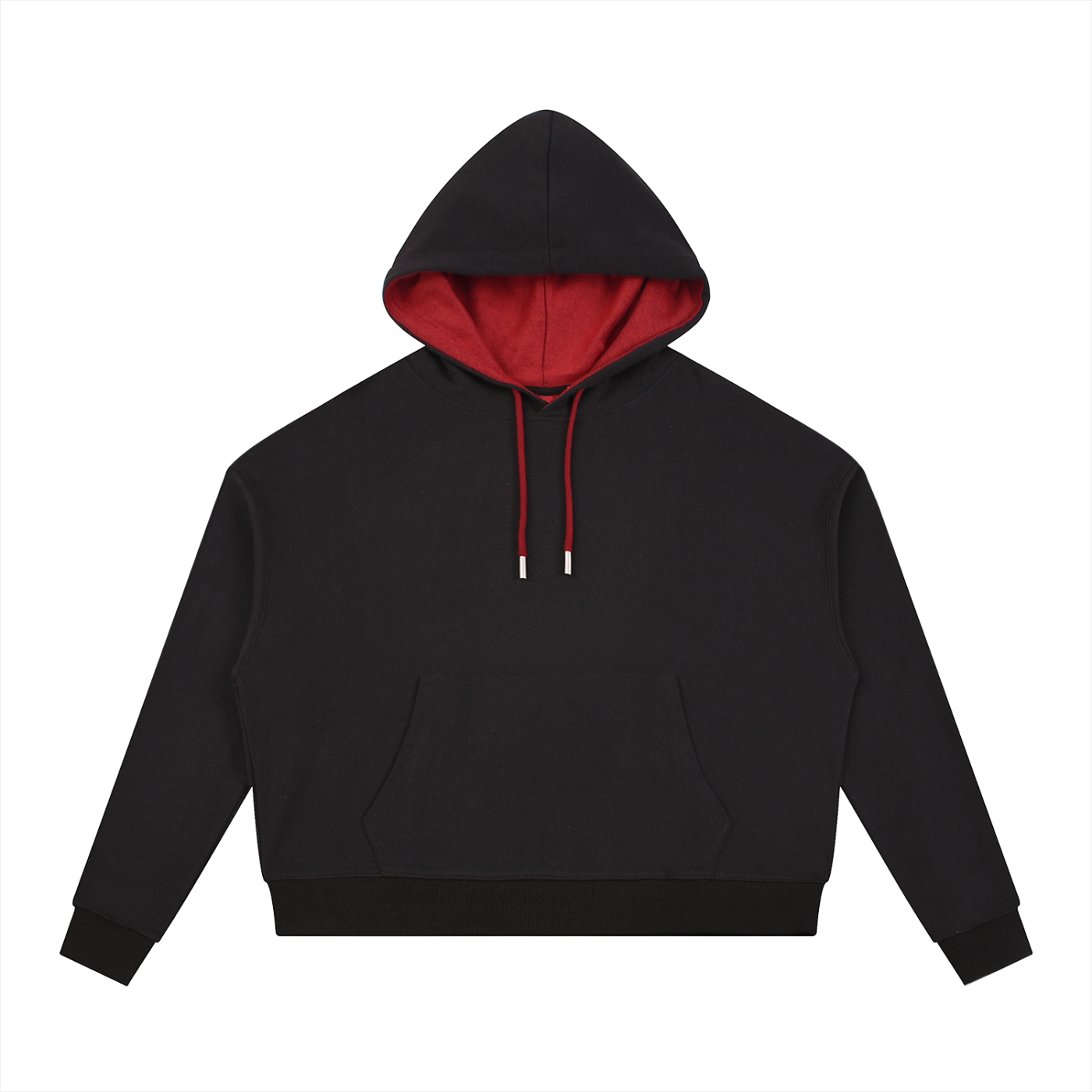Contrast Drawstring Hoodie