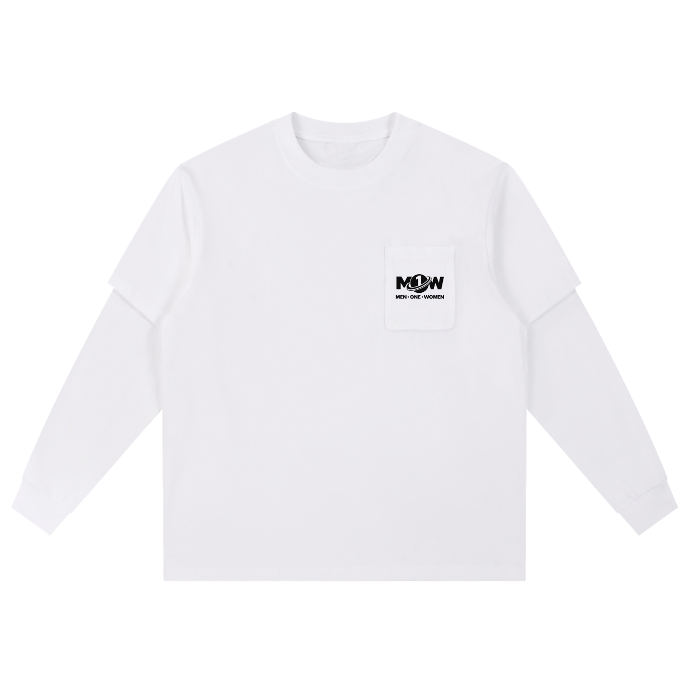 Layered Long Sleeve Oversized Tee