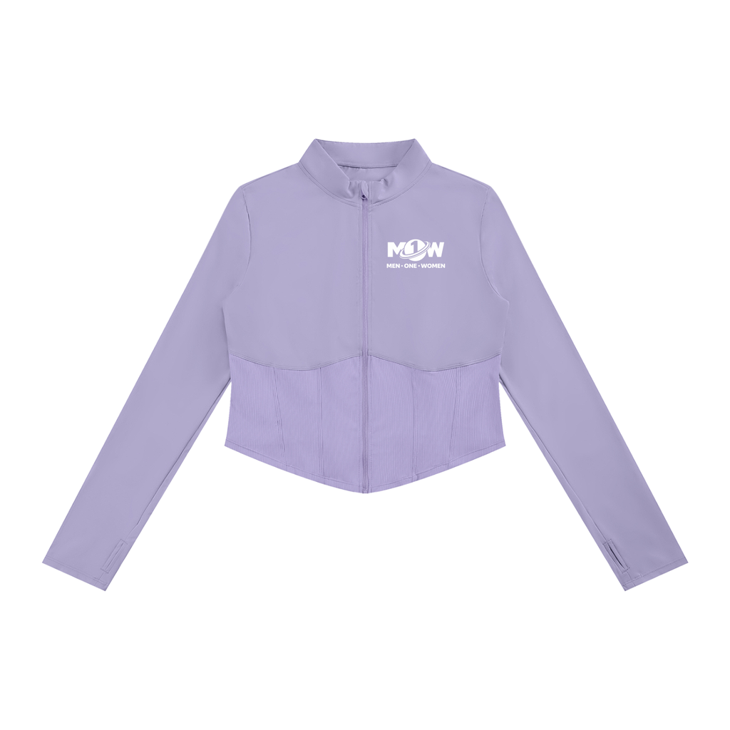 Women's Slim Fit Full-Zip Yoga Jacket