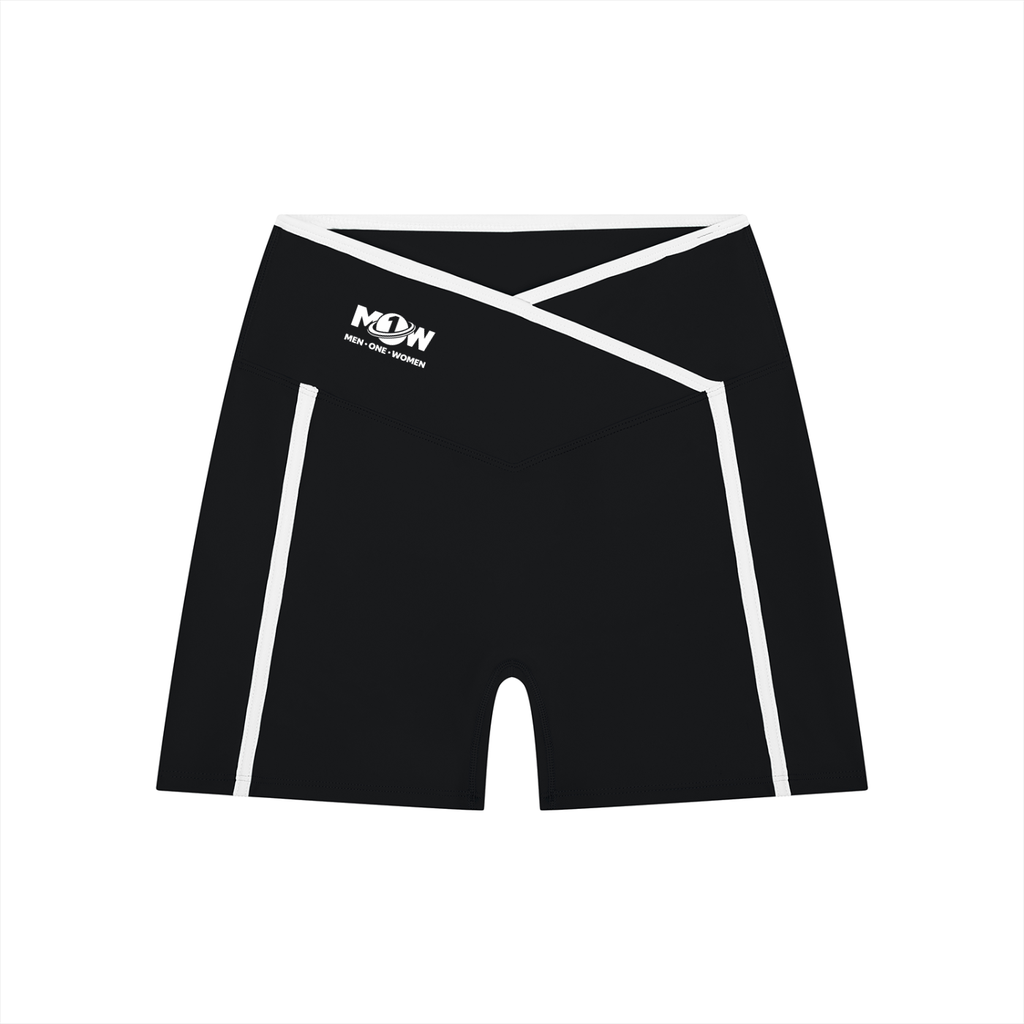 Women’s High Rise Color Block Yoga Shorts
