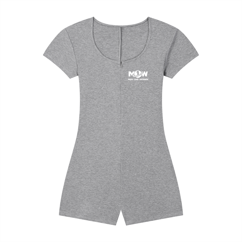 Women's Dual-Function Cape Tie-Waist Romper