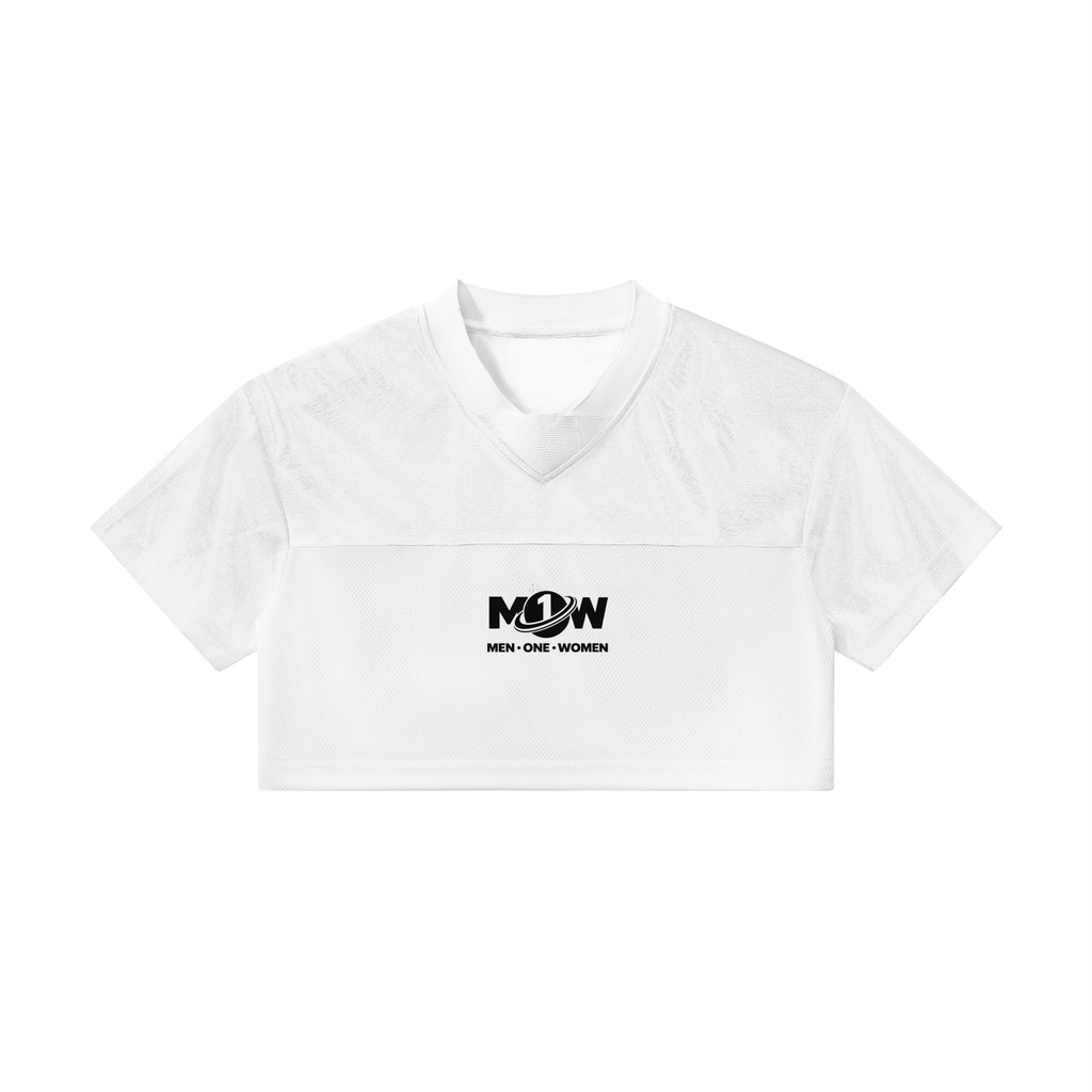 Women’s Cropped Paneled V-Neck Jersey
