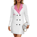 Double Breasted Blazer Dress