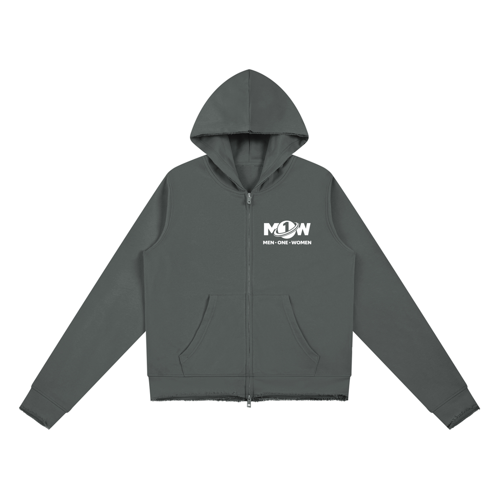 Women’s Raw Edge Full Zip Hoodie
