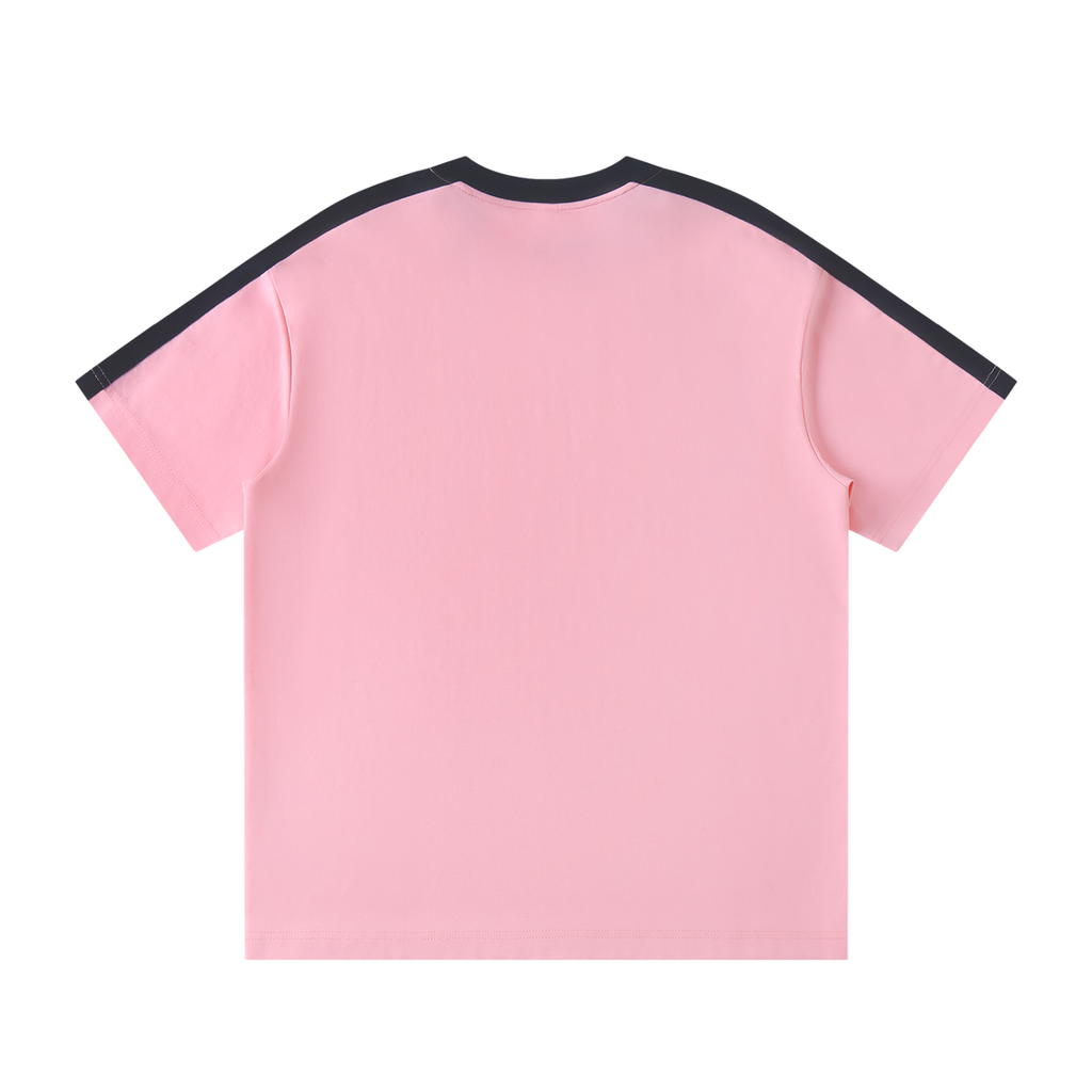 Unisex Colorblock Striped T-Shirt