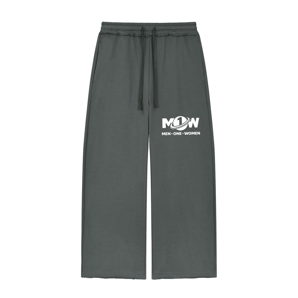 Women’s Wide Leg Raw Edge Sweatpants