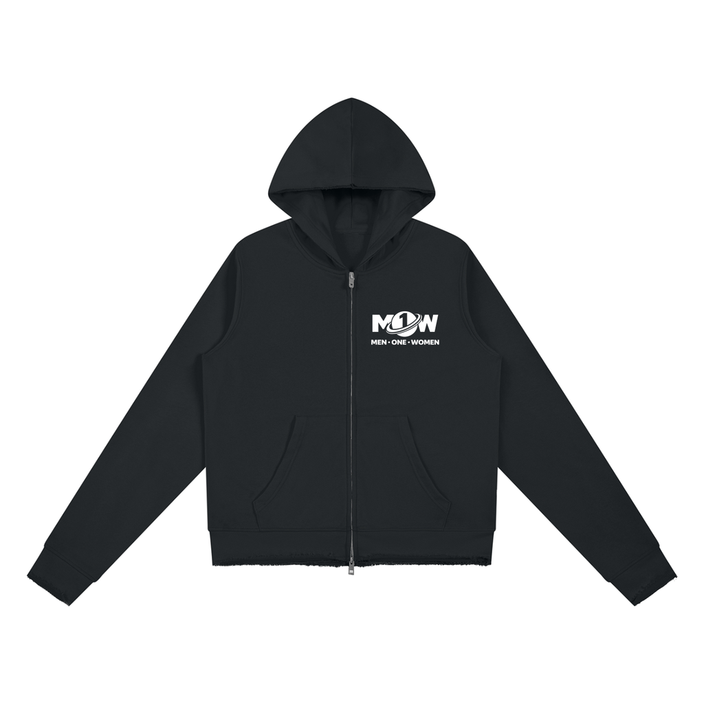 Women’s Raw Edge Full Zip Hoodie