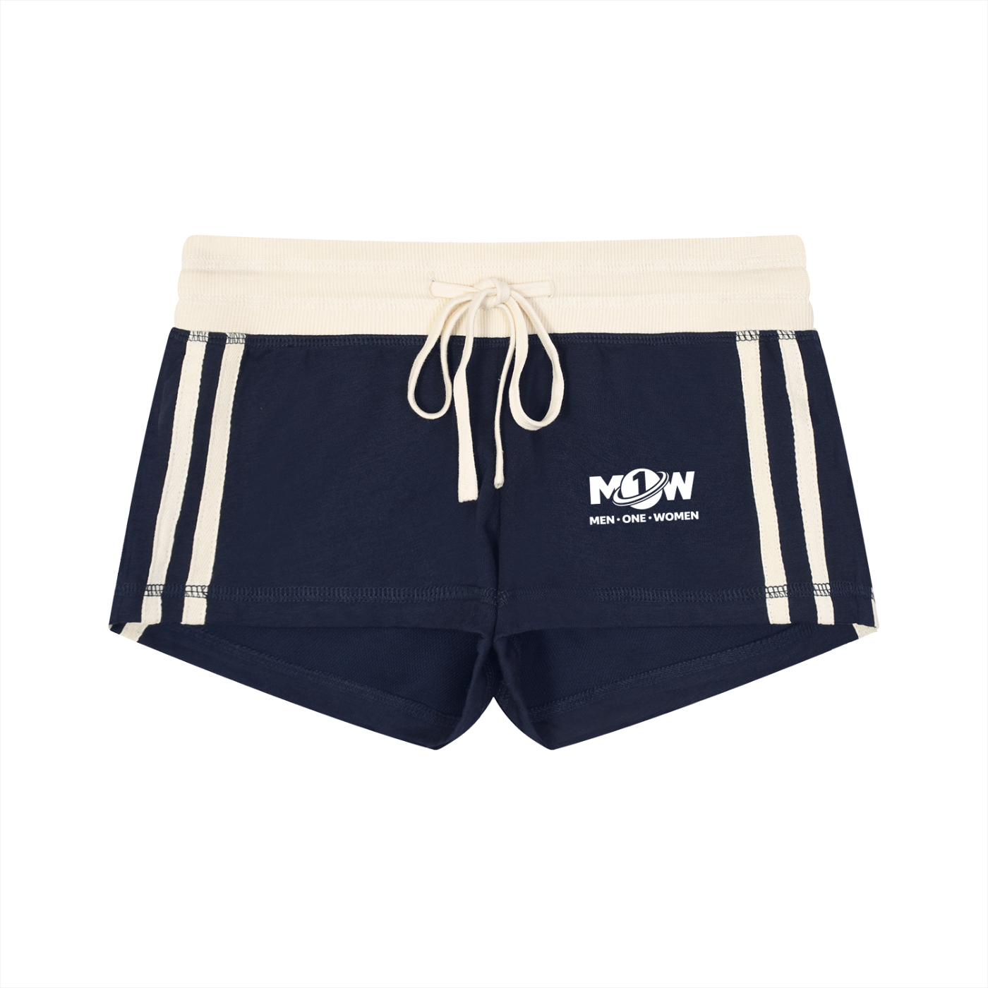 Women's Contrast Stripe Track Shorts