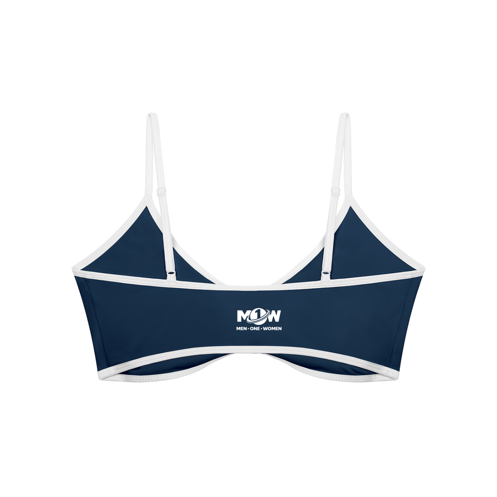 Women's Color Block Ruched V-Neck Sports Bra