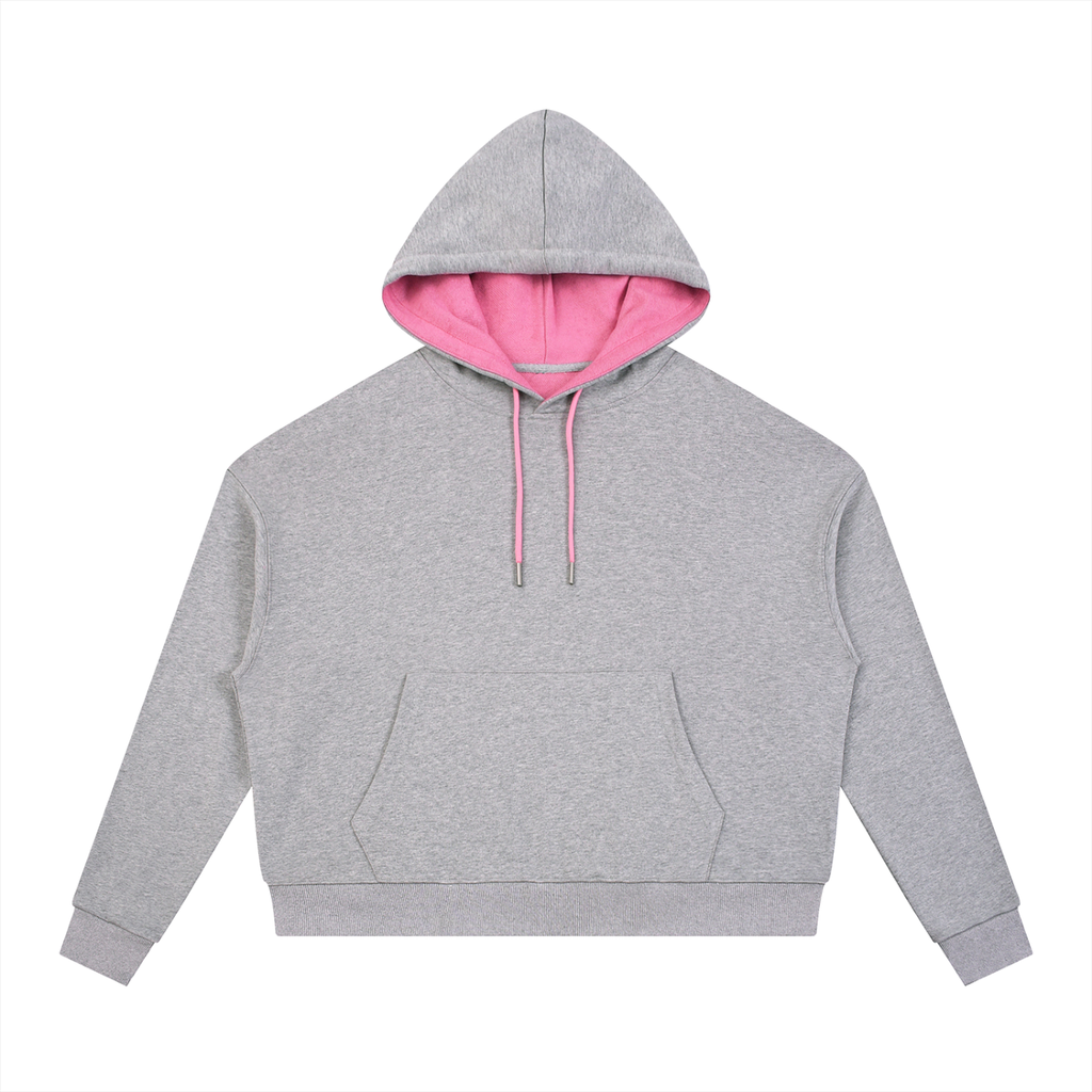 Contrast Drawstring Hoodie