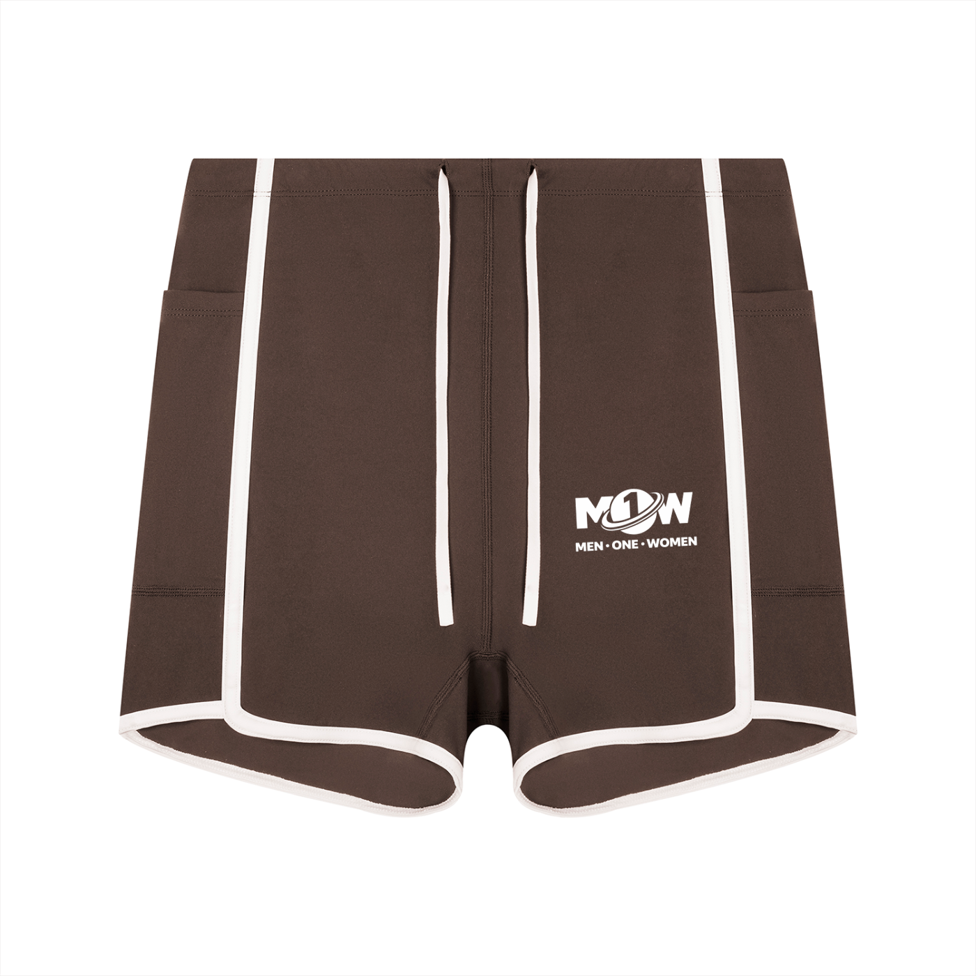Women's High Rise Color Block Yoga Shorts