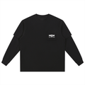 Layered Long Sleeve Oversized Tee
