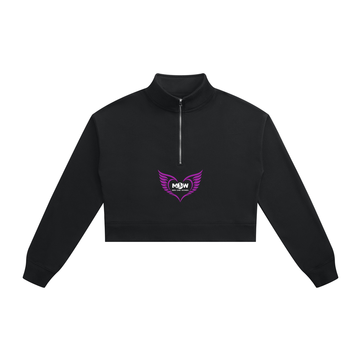 Women's Crop Quarter-Zip Sweatshirt