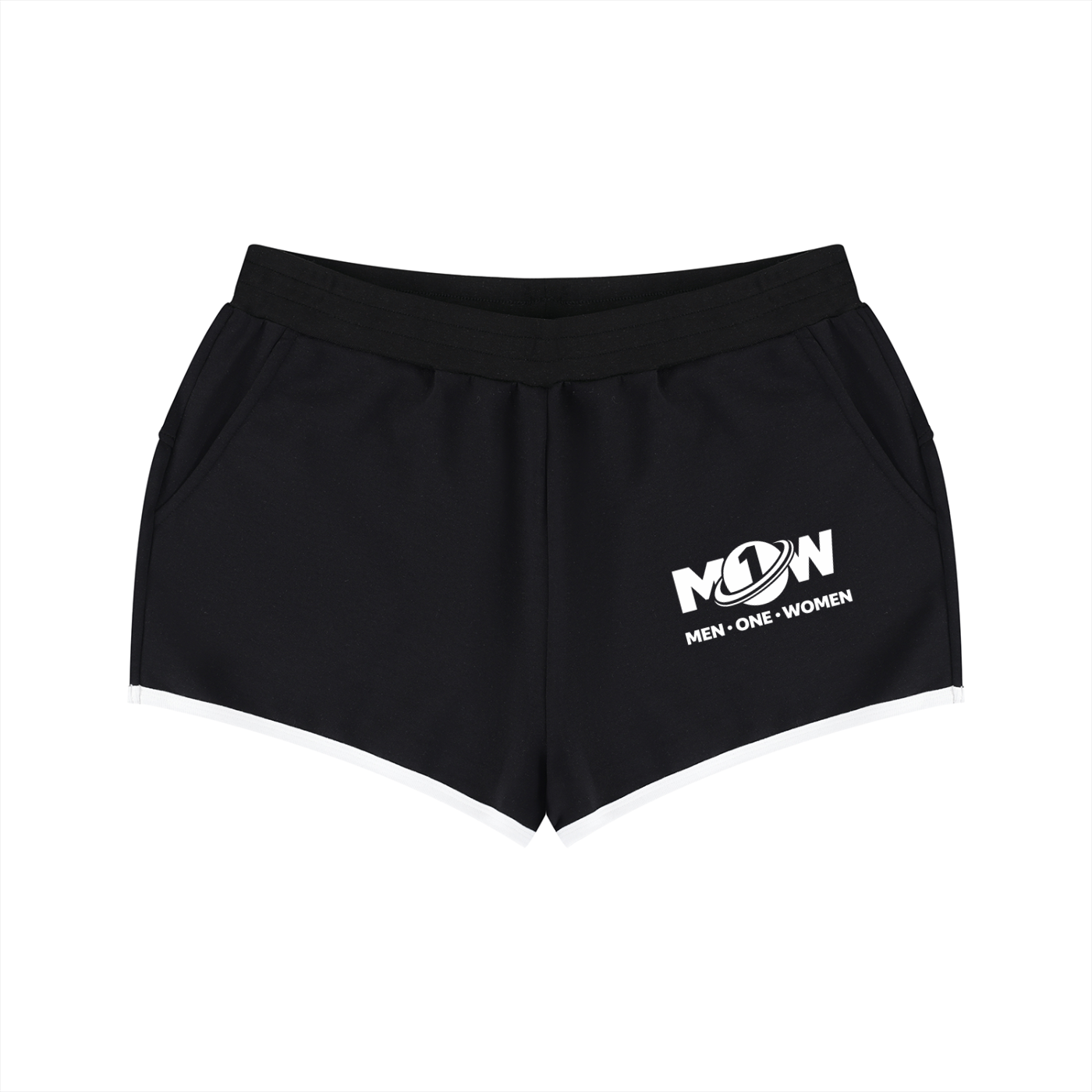 Women's Retro Contrast Binding Shorts
