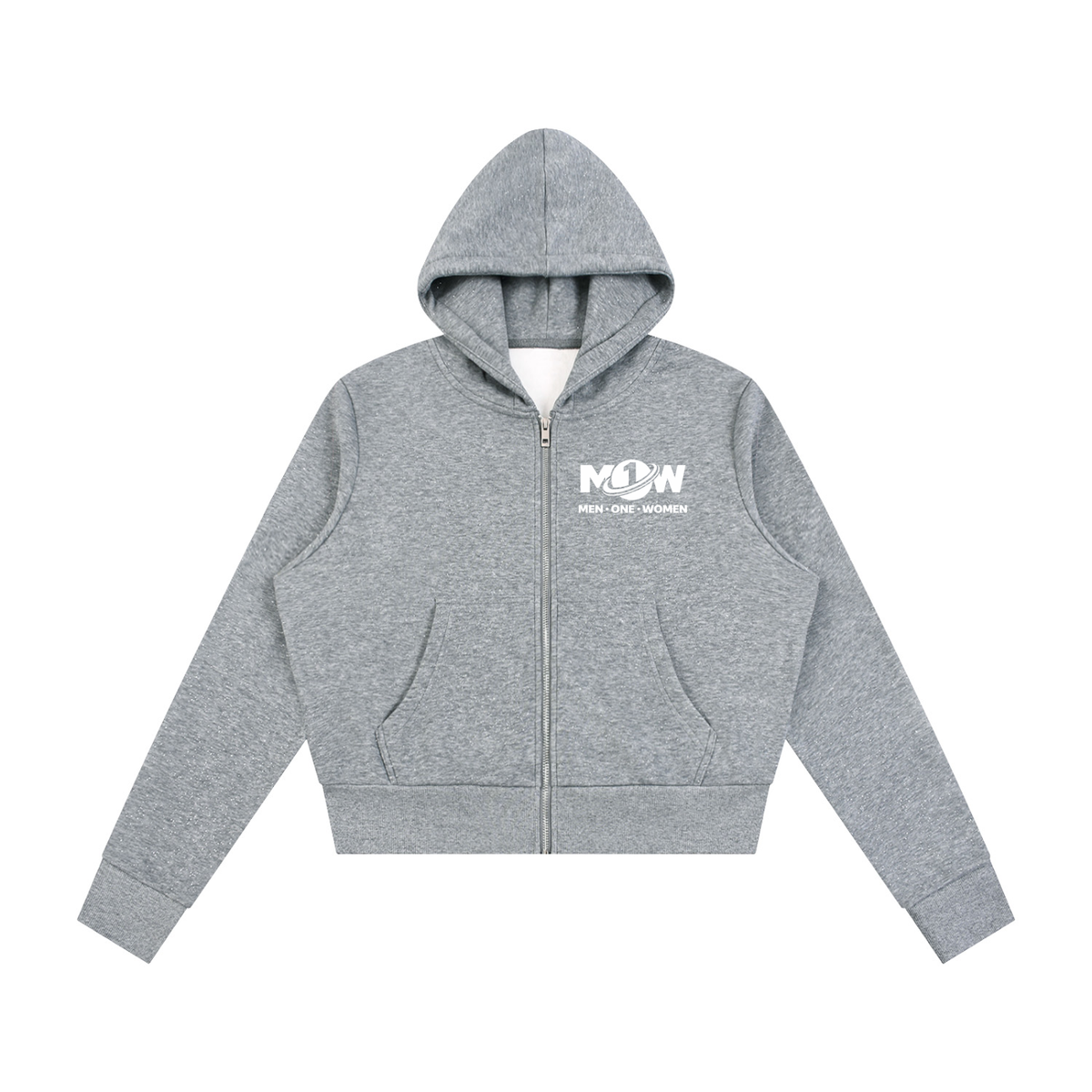 Women's Sparkles Fleece Full Zip Hoodie