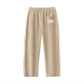 Contrast Side-Stripe Straight-Leg  Pants