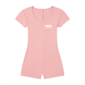 Women's Dual-Function Cape Tie-Waist Romper