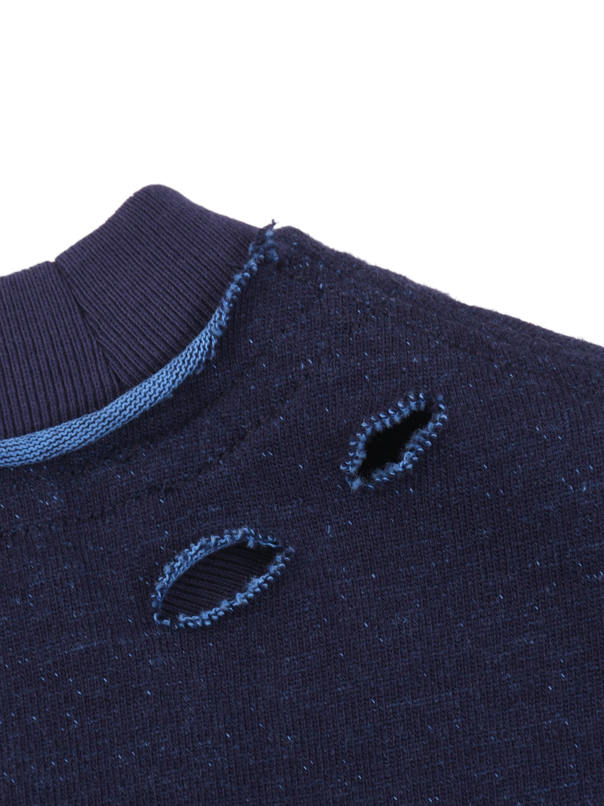 Hand-frayed Reversible T-shirt