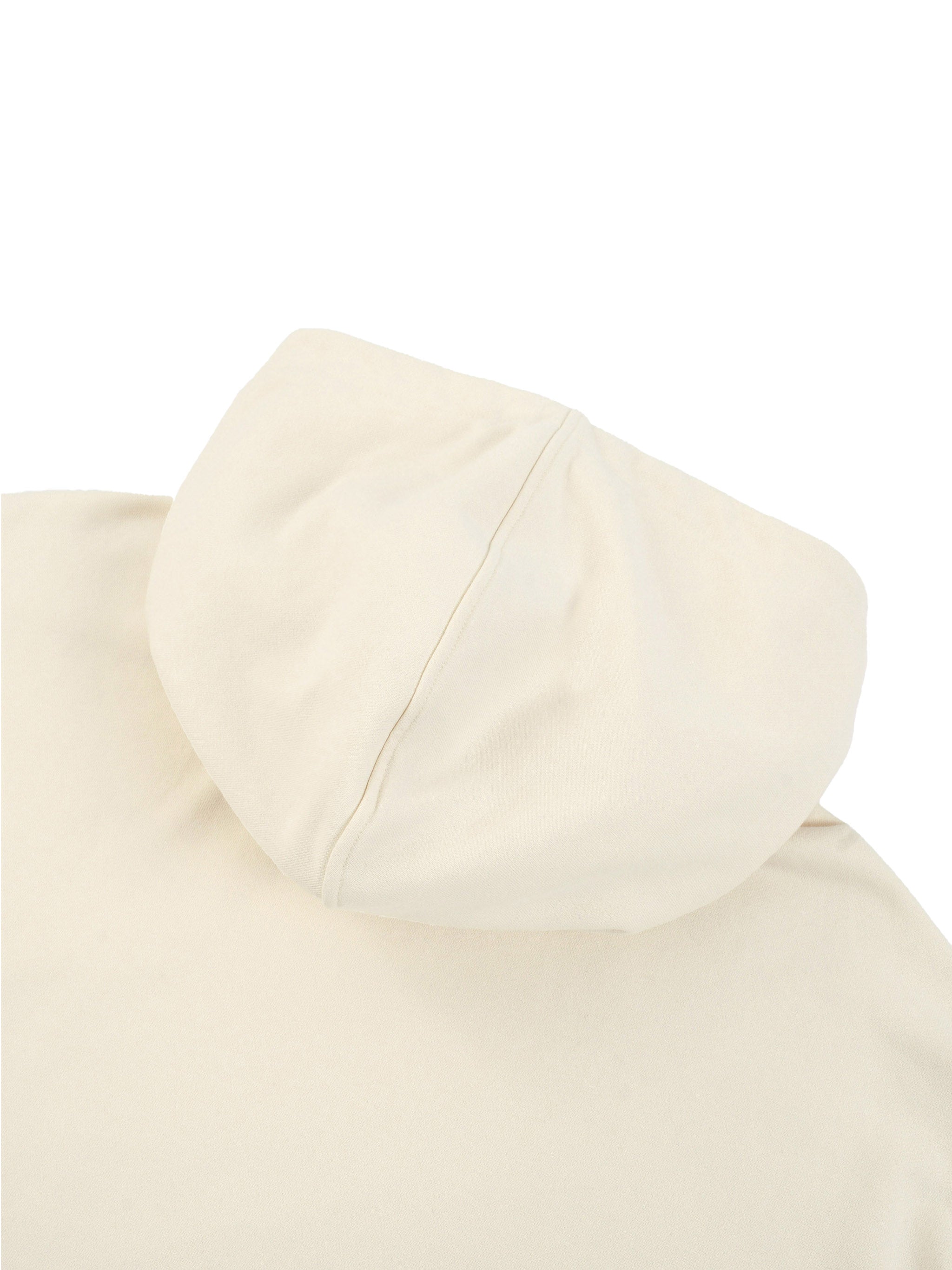 Contrast Tape Raw Edge Double Layered Hoodie
