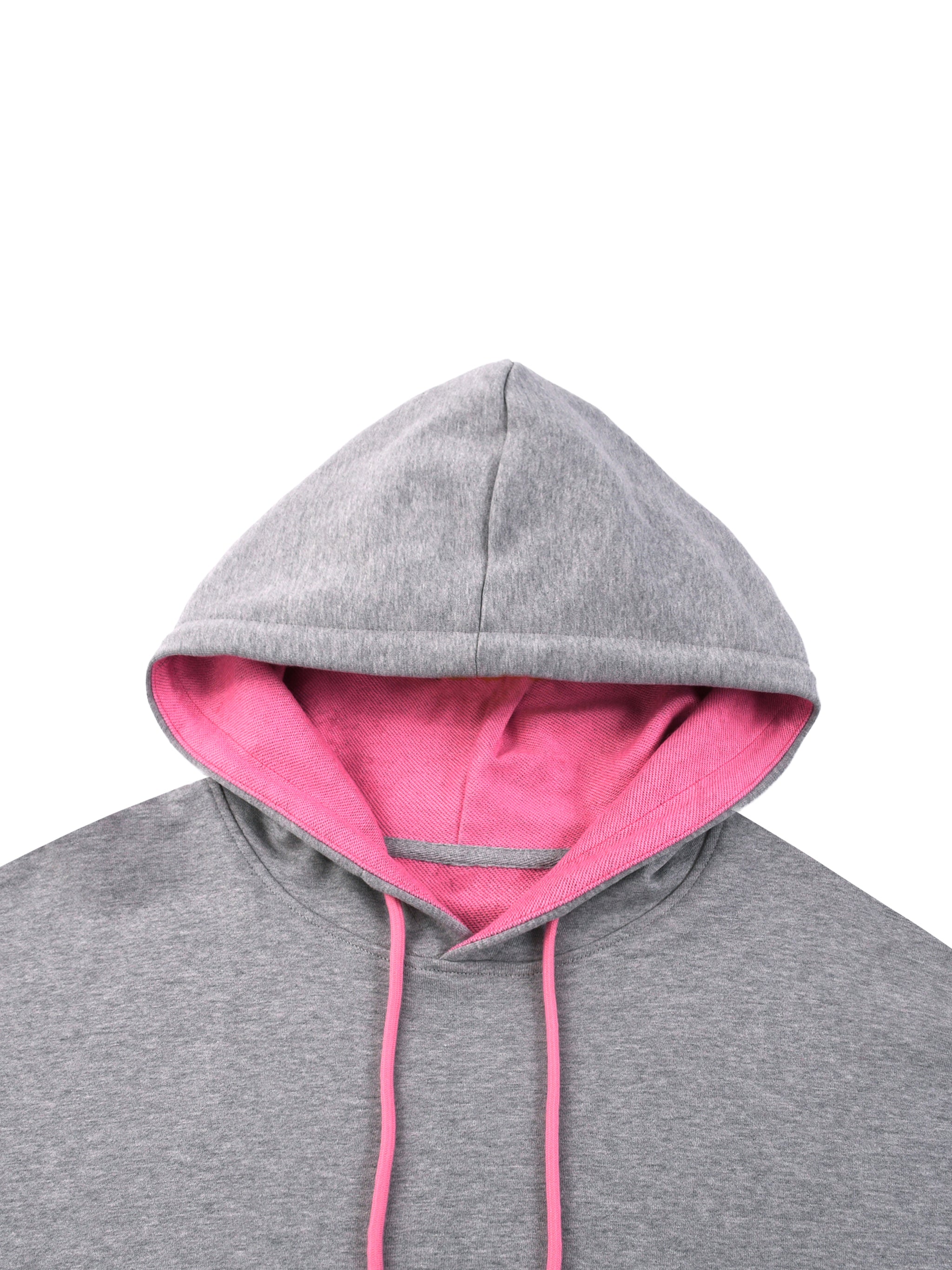 Contrast Drawstring Hoodie