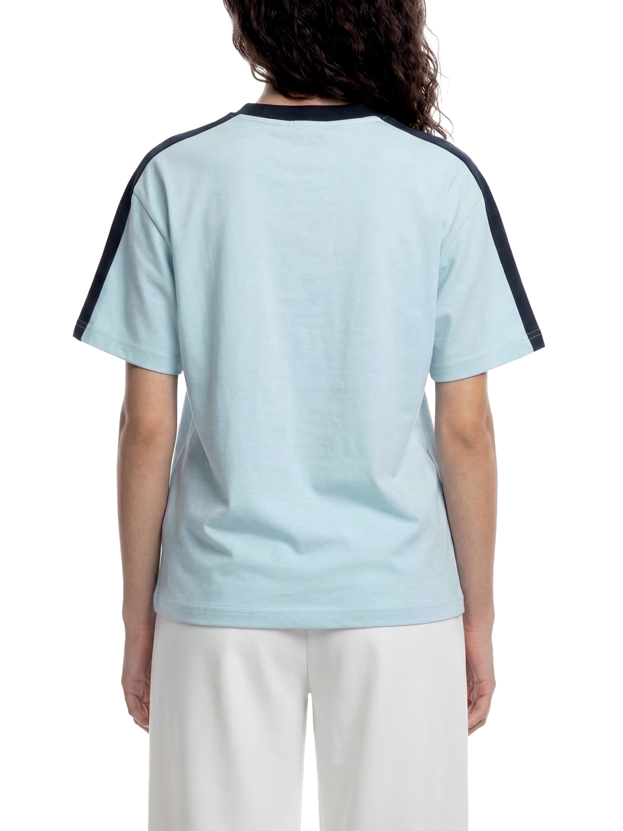 Unisex Colorblock Striped T-Shirt