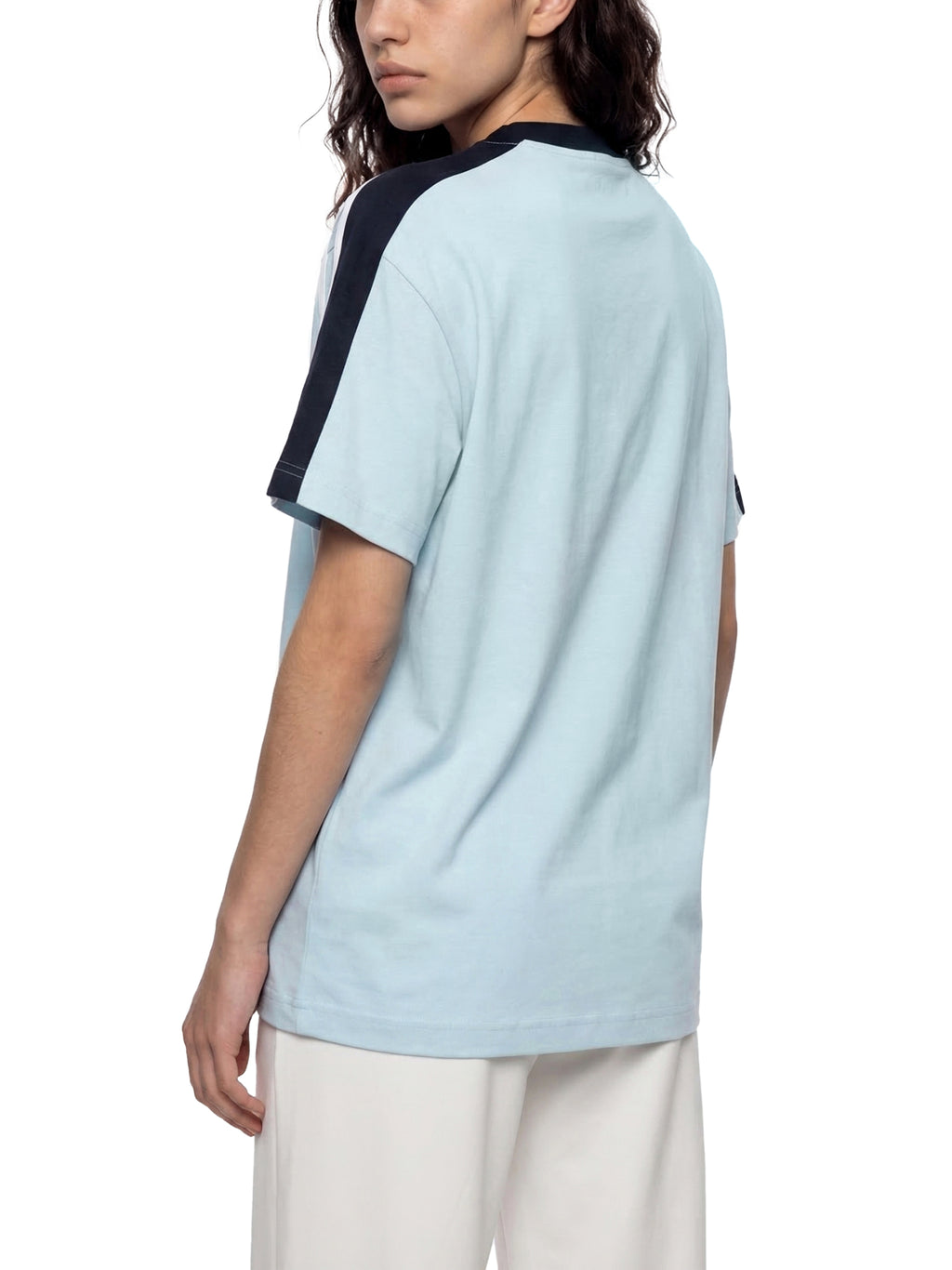Unisex Colorblock Striped T-Shirt