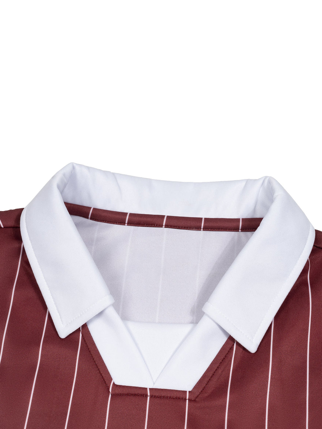 Unisex Pinstripe Collared Soccer Jersey