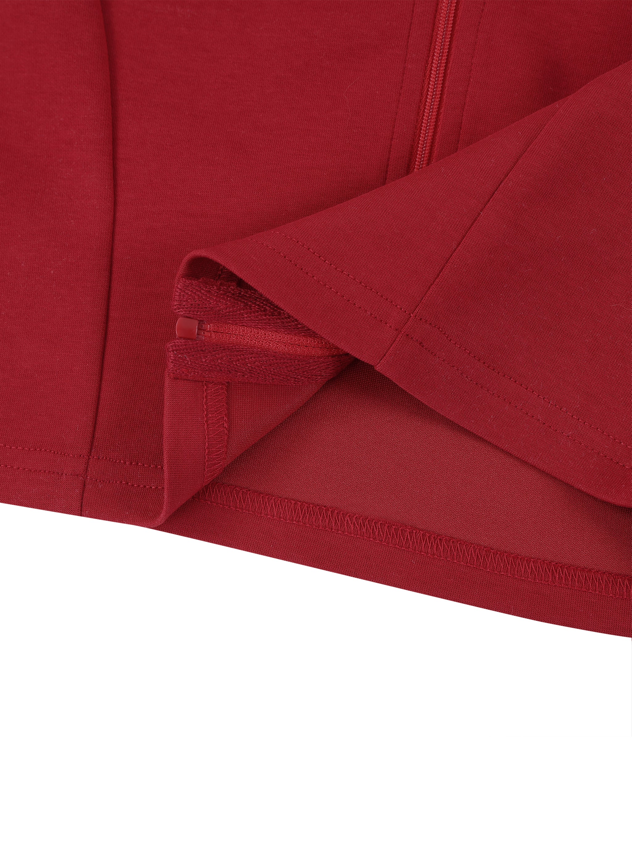 Women's Cropped Full Zip Short Sleeve T-Shirt