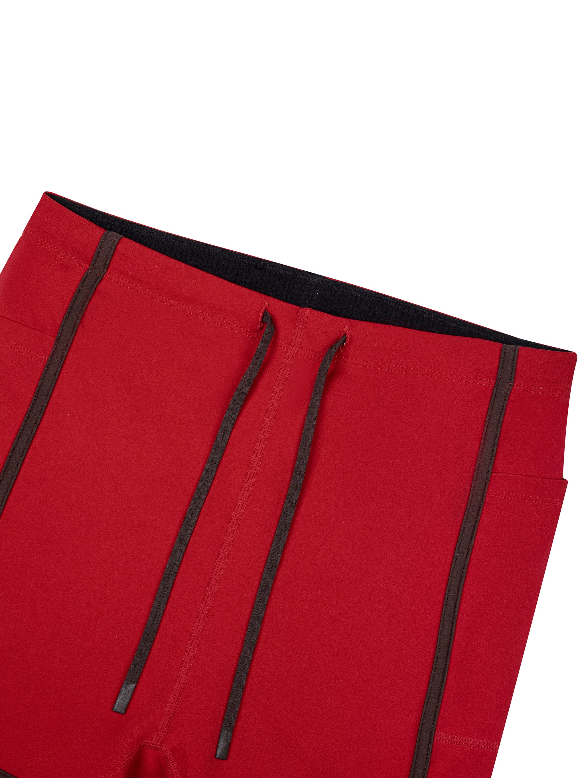 Women's High Rise Color Block Yoga Shorts