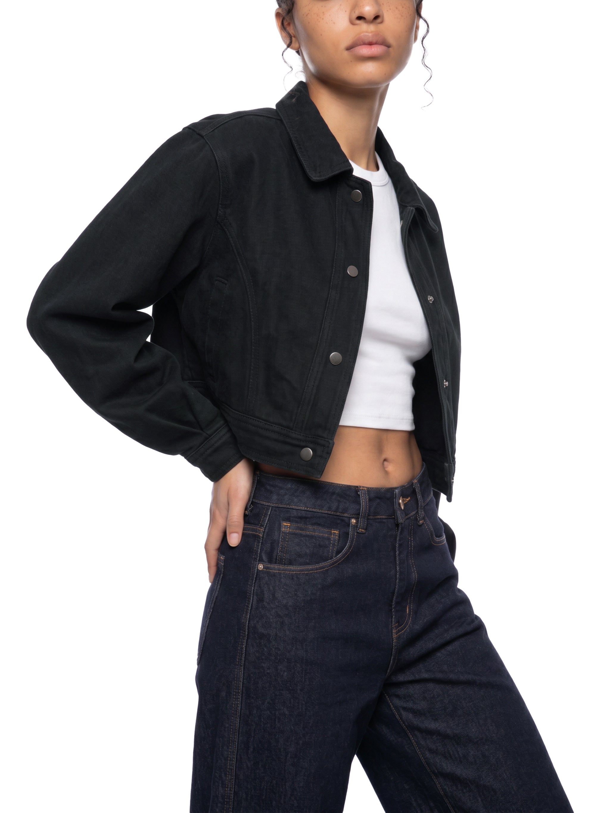 Women’s Crop Denim Jacket