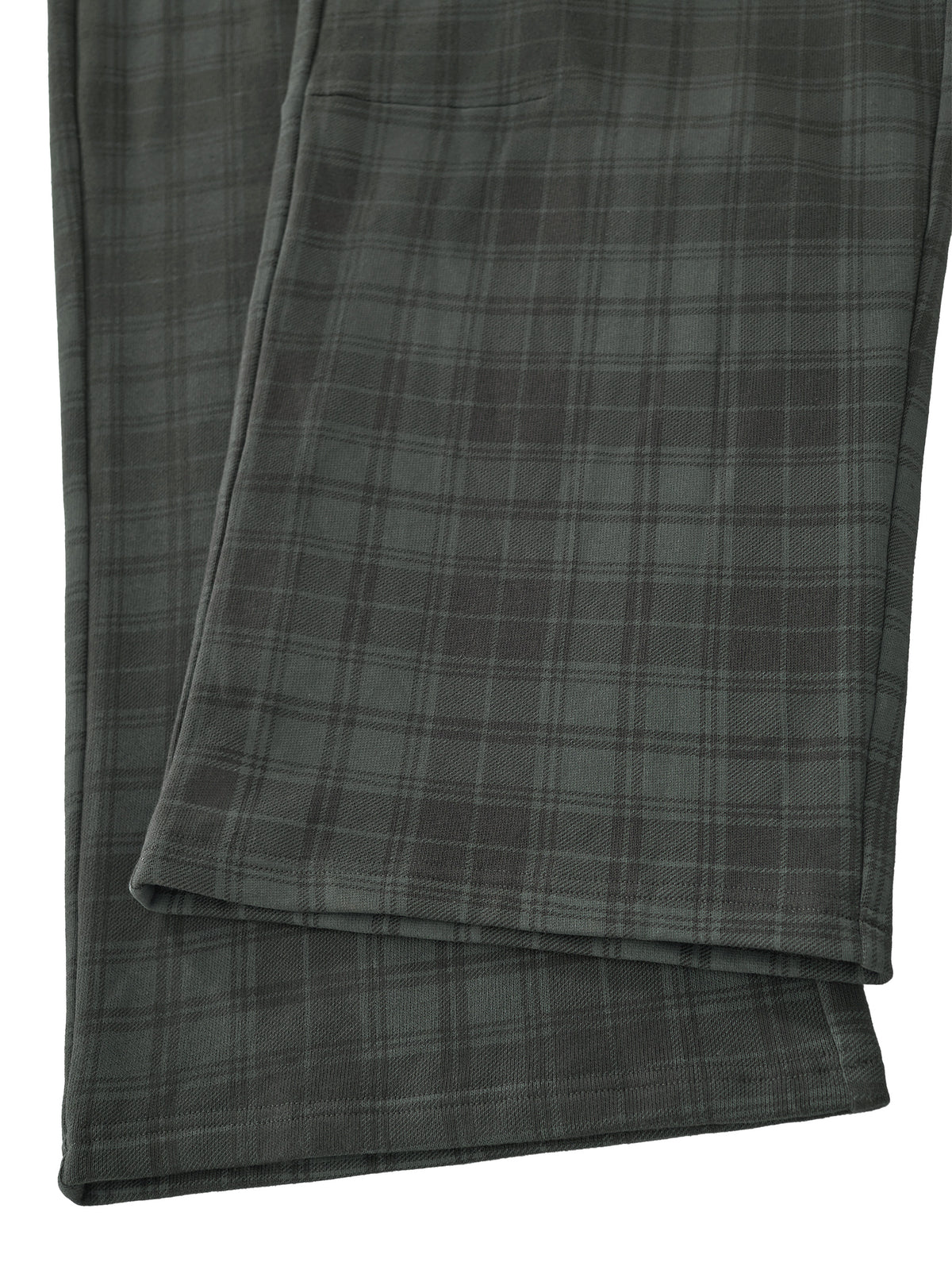 Unisex Plaid Straight Leg Pants