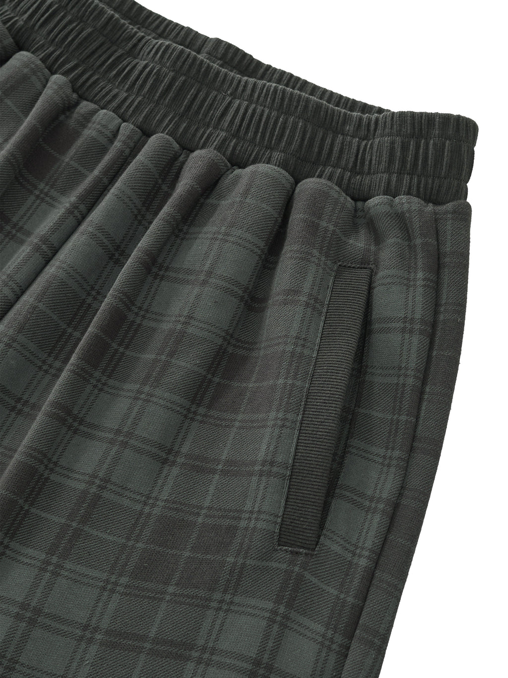 Unisex Plaid Straight Leg Pants