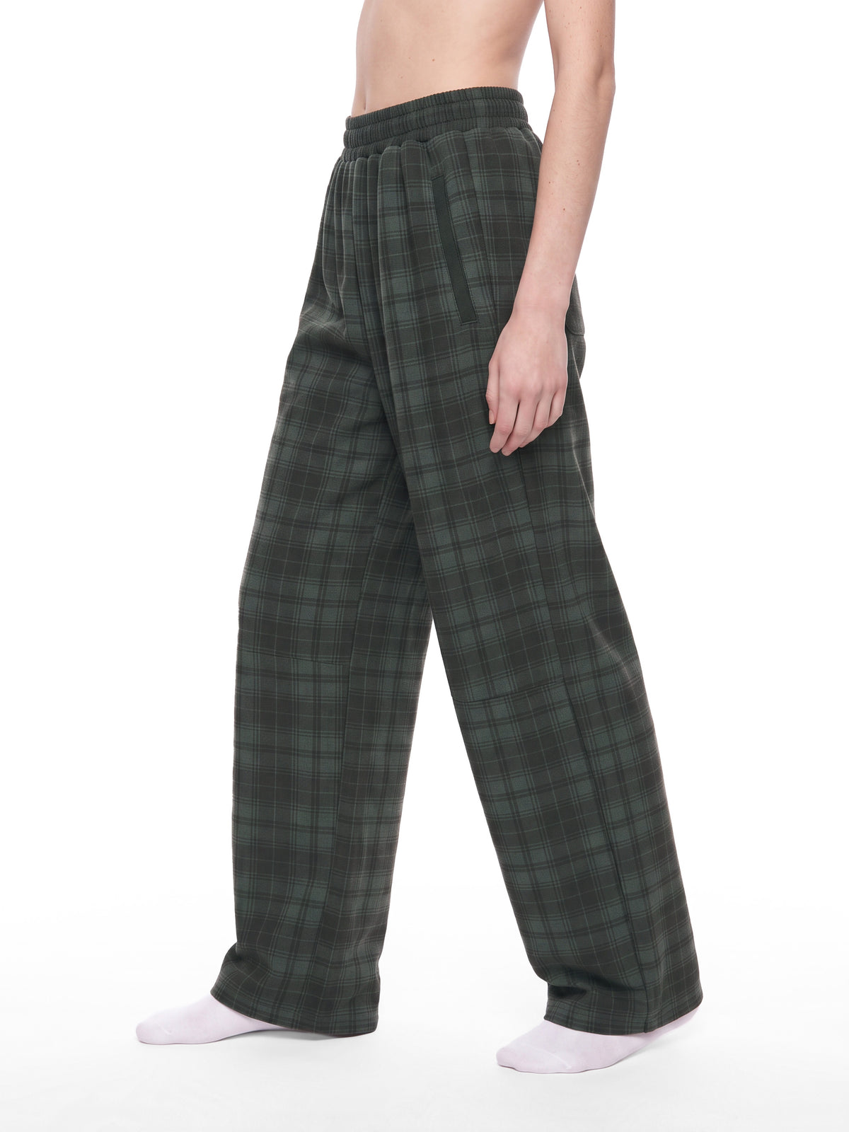 Unisex Plaid Straight Leg Pants