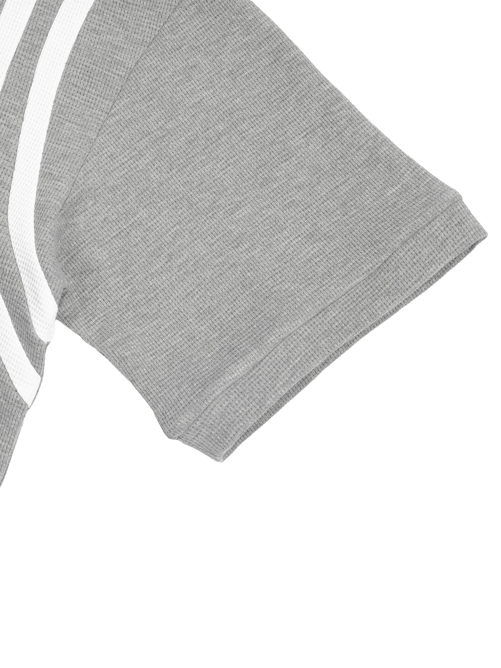 Unisex Color Block Waffle Boxy T-Shirt